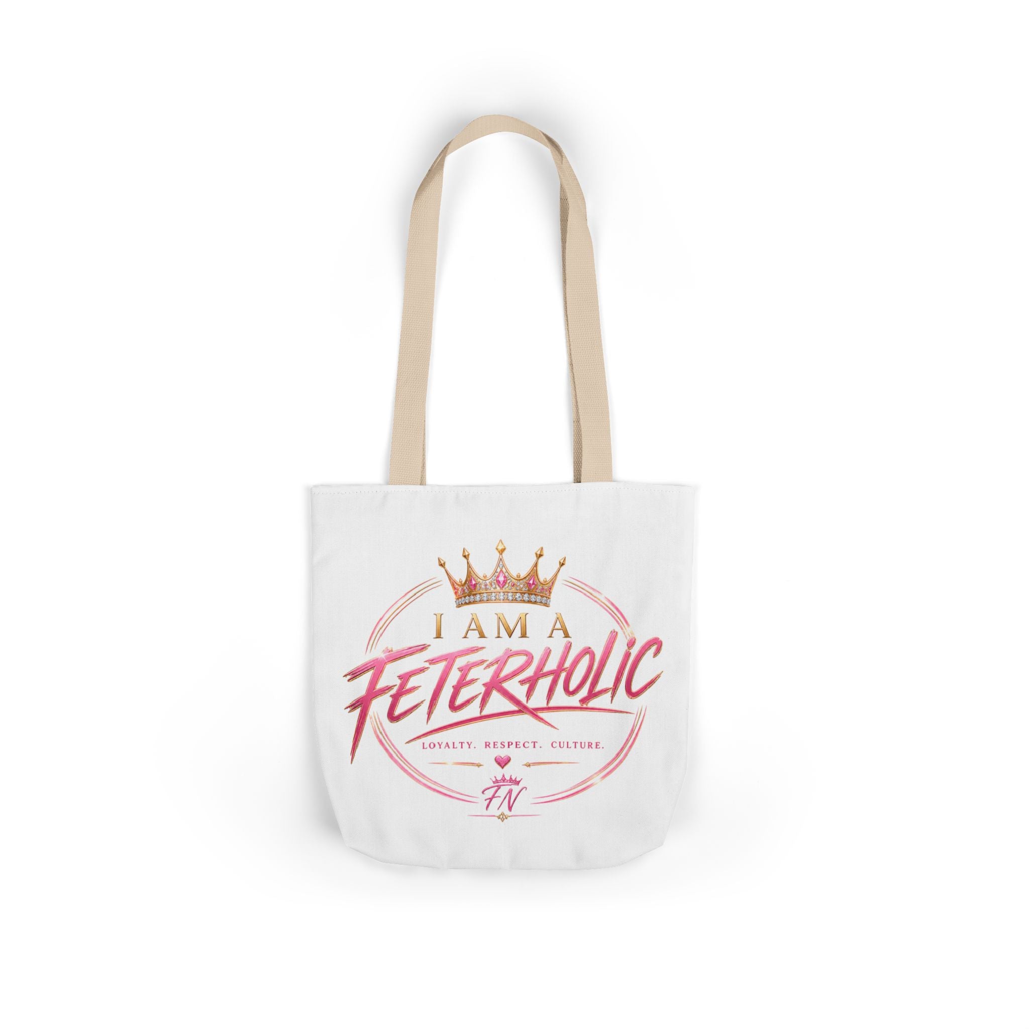 Feter Nation Apparel™️ FETERHOLIC Canvas Tote