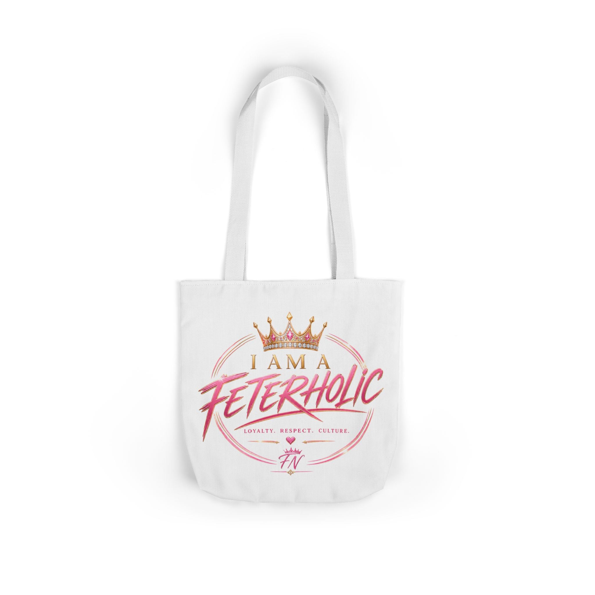Feter Nation Apparel™️ FETERHOLIC Canvas Tote