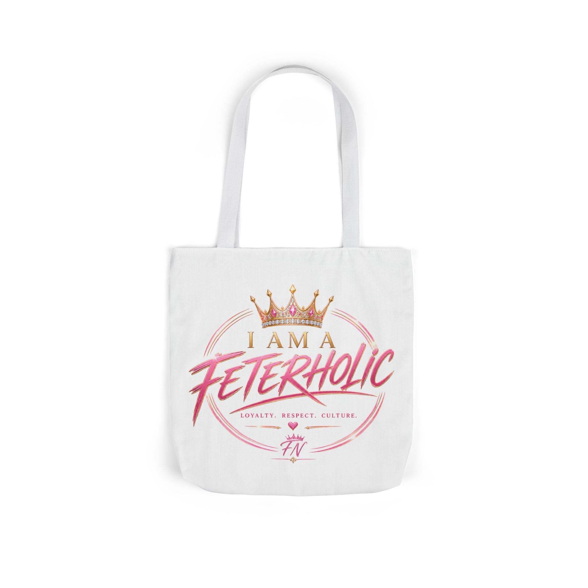 Feter Nation Apparel™️ FETERHOLIC Canvas Tote