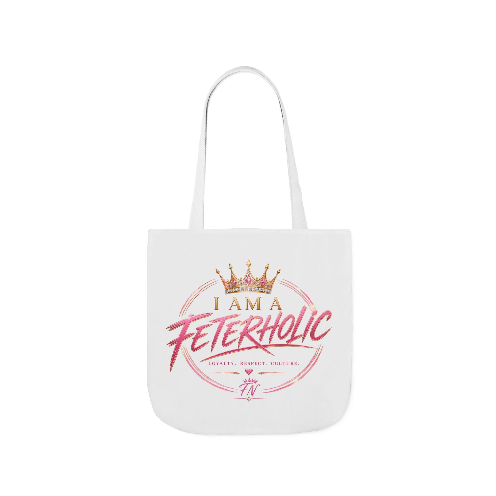 Feter Nation Apparel™️ FETERHOLIC Canvas Tote