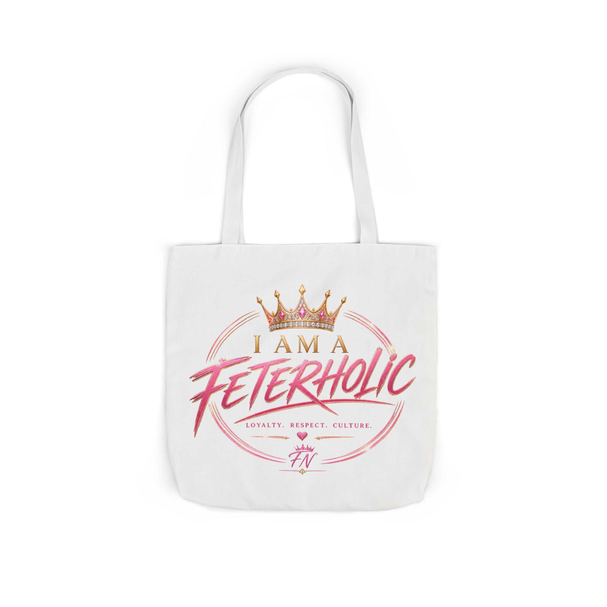 Feter Nation Apparel™️ FETERHOLIC Canvas Tote