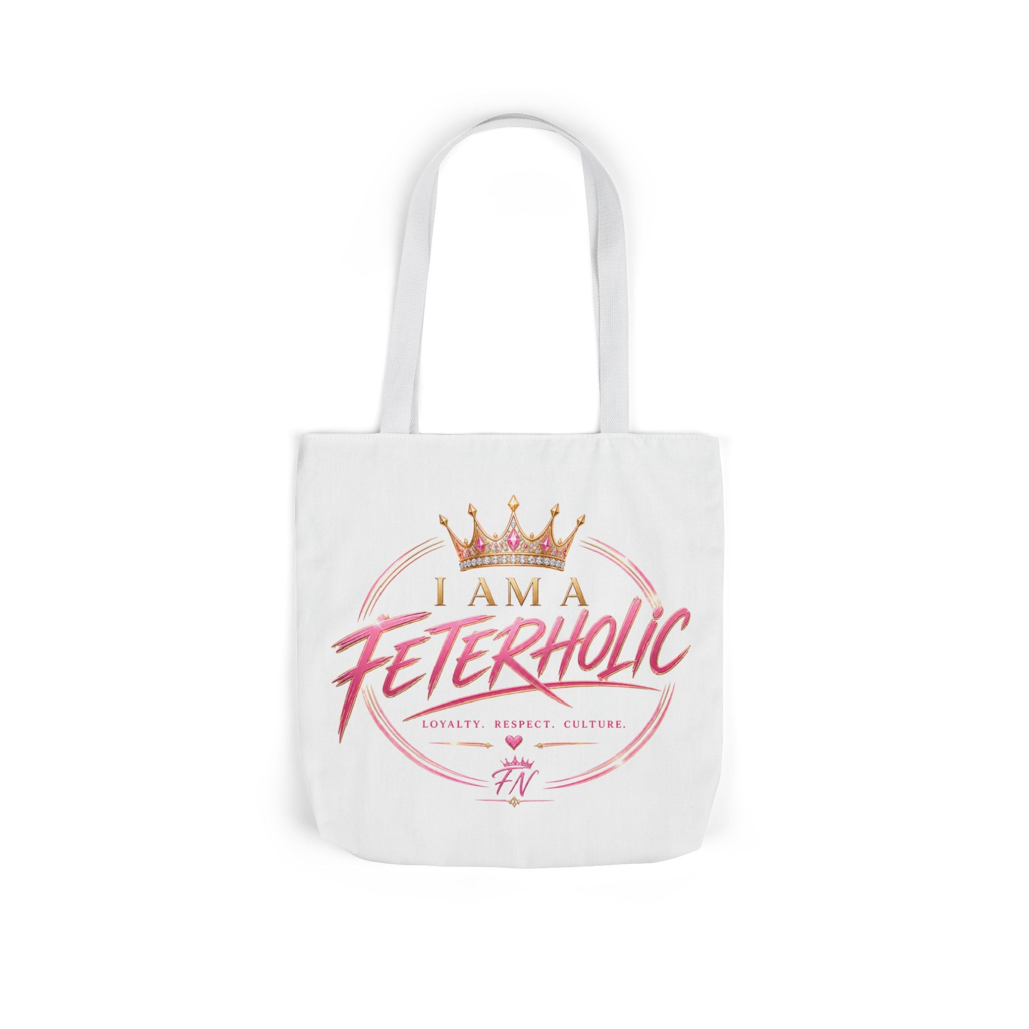 Feter Nation Apparel™️ FETERHOLIC Canvas Tote